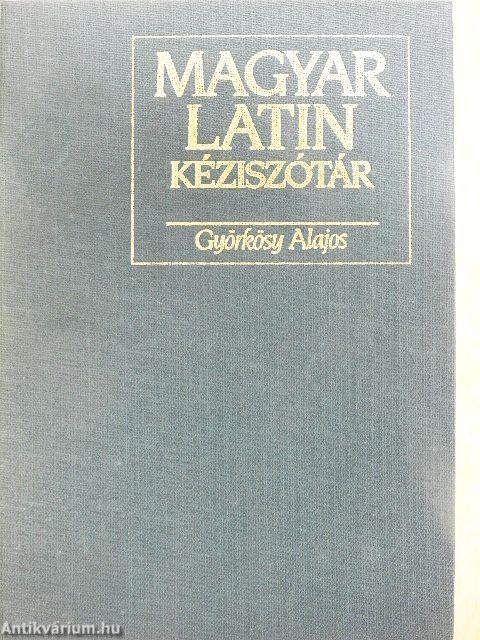 Magyar-latin kéziszótár