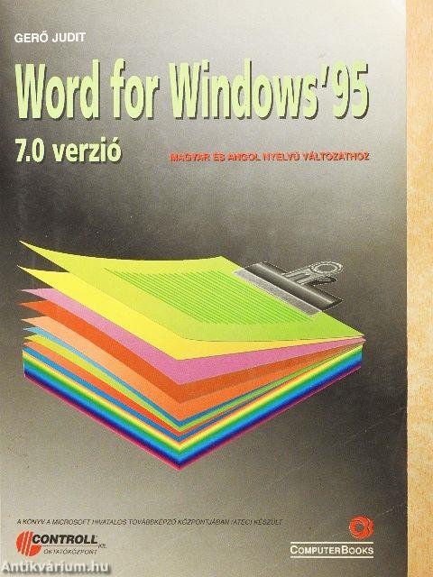 Word for Windows '95