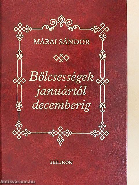 Bölcsességek januártól decemberig