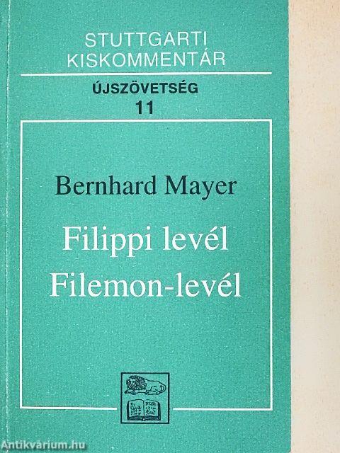 Filippi levél/Filemon-levél