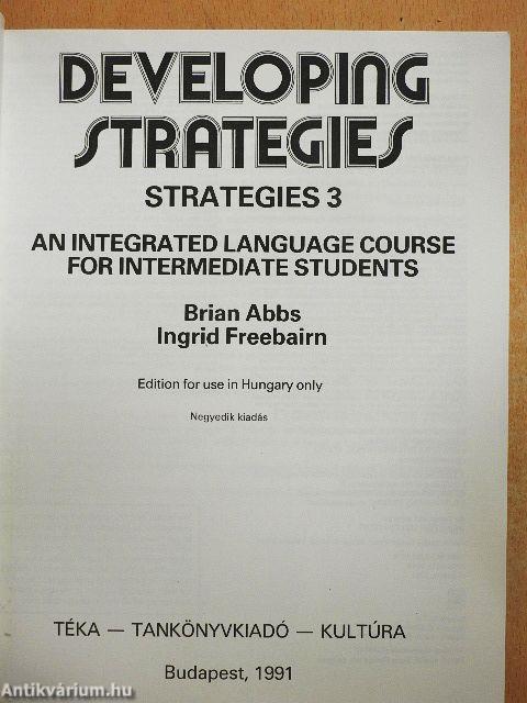 Developing Strategies - Students' Book