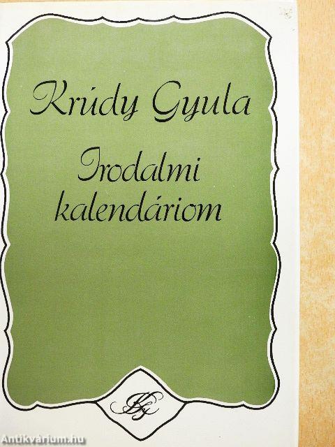 Irodalmi kalendáriom