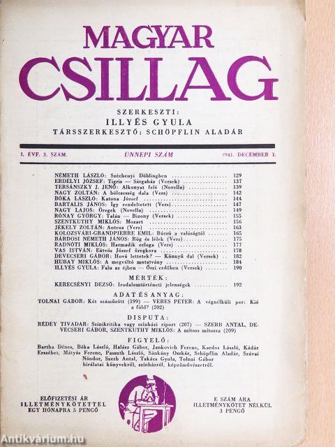 Magyar Csillag 1941. december