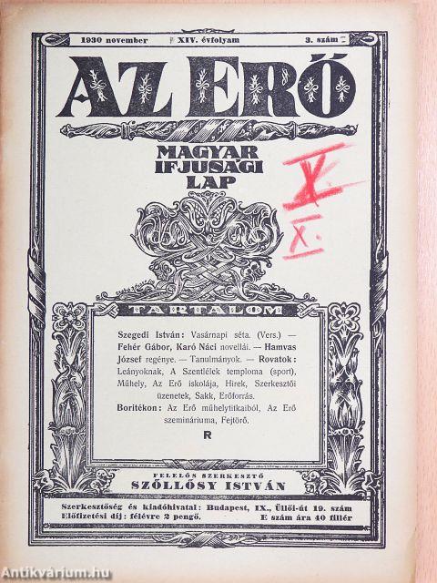 Az Erő 1930. november