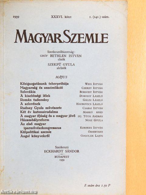 Magyar Szemle 1939. május