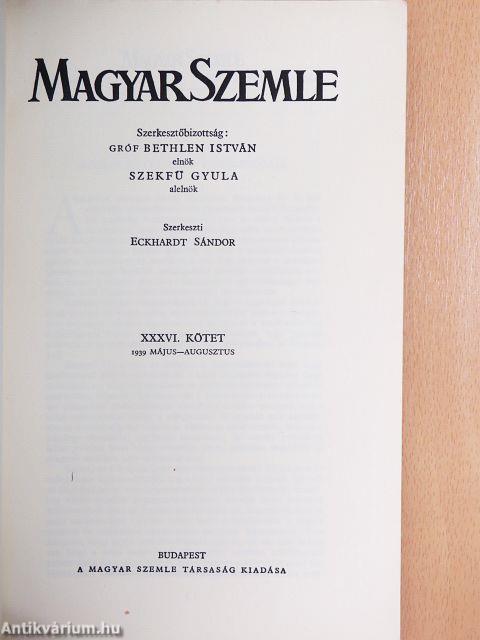 Magyar Szemle 1939. május