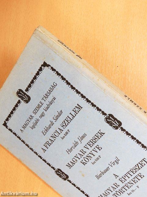 Magyar Szemle 1938. november