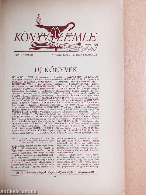 Magyar Szemle 1937. október