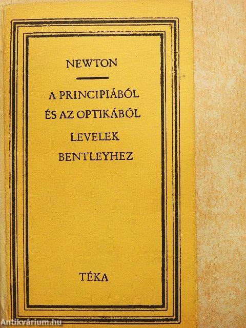 A principiából és az optikából/Levelek Richard Bentleyhez