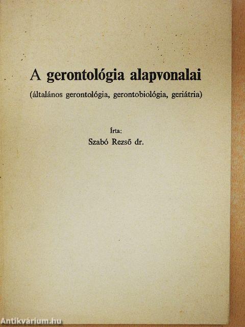 A gerontológia alapvonalai