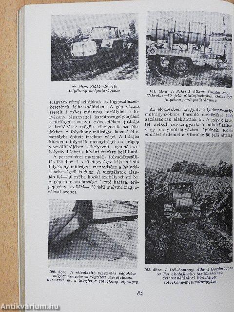 Szőlőültetvények takarónövényes talajművelése