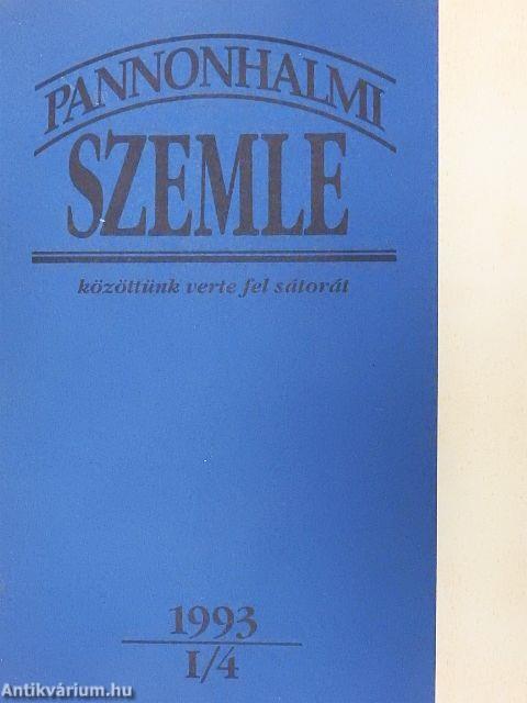 Pannonhalmi Szemle 1993/4.