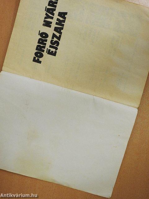 Forró nyári éjszaka