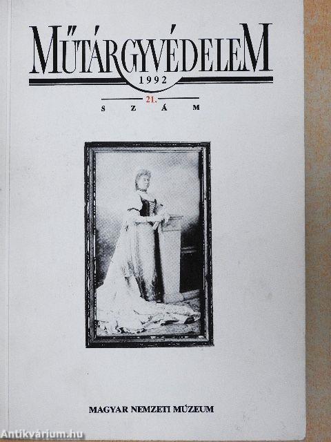 Műtárgyvédelem 1992/21.