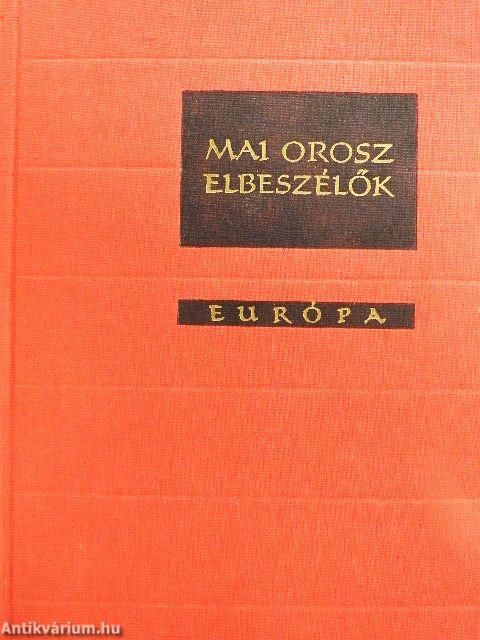 Mai orosz elbeszélők