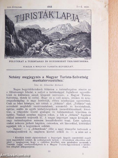 Turisták lapja 1918. július 