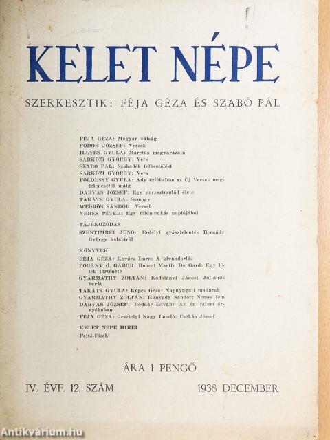 Kelet Népe 1938. december