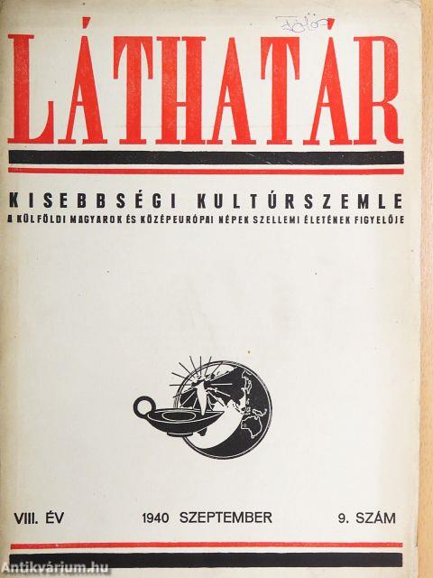 Láthatár 1940. szeptember