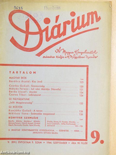 Diárium 1944. szeptember