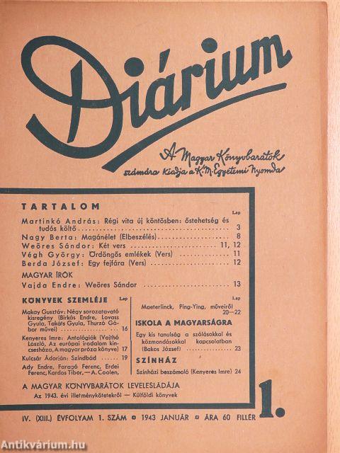 Diárium 1943. január