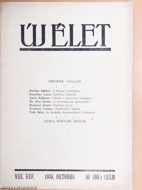 Új Élet 1939. október