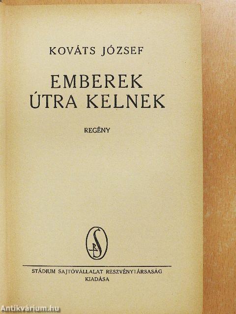 Emberek útra kelnek