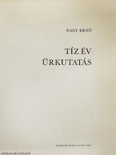 Tíz év űrkutatás