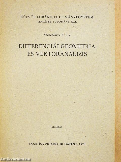 Differenciálgeometria és vektoranalízis