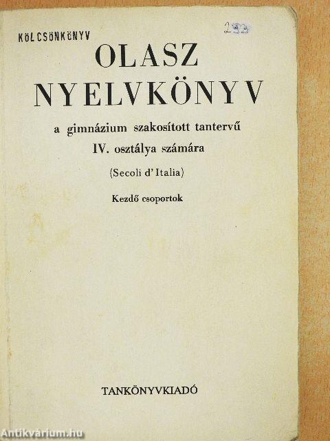 Olasz nyelvkönyv IV.