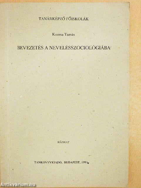 Bevezetés a nevelésszociológiába