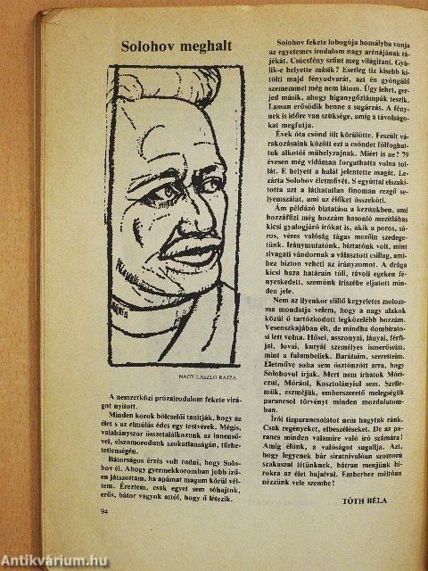 Tiszatáj 1984. május