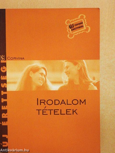 Irodalom tételek