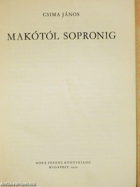 Makótól Sopronig