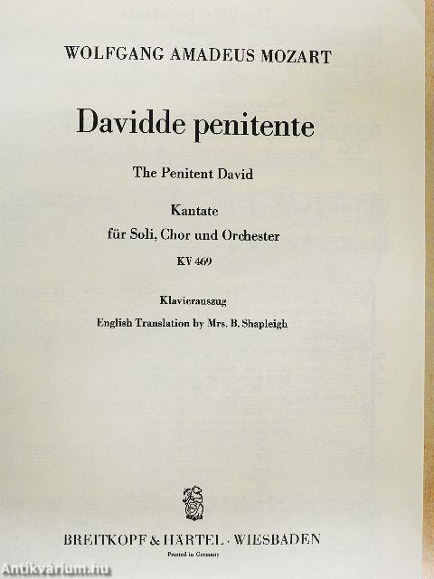Davidde penitente