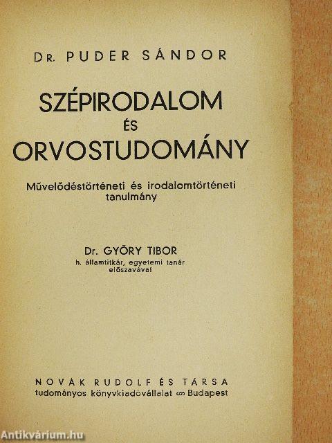 Szépirodalom és orvostudomány