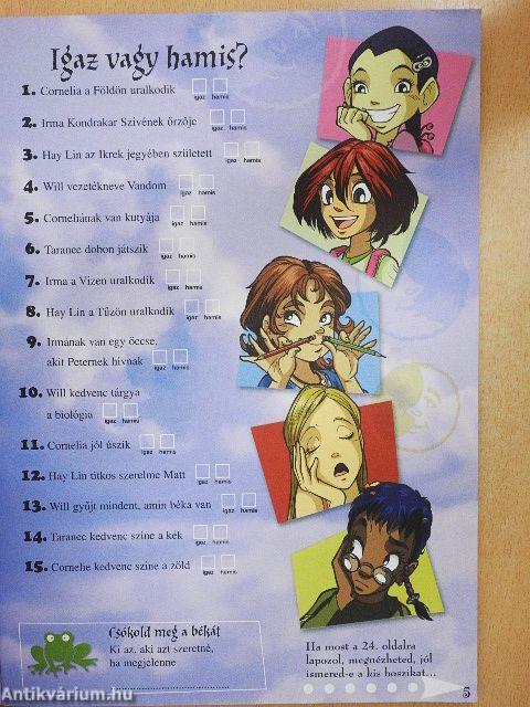 W.I.T.C.H. Tesztek, tippek, rejtvények