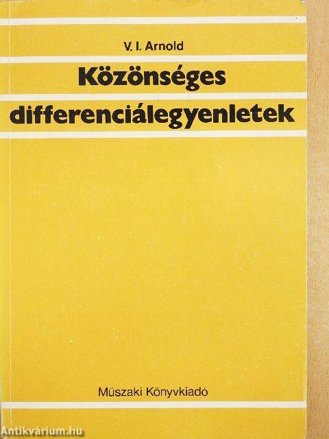 Közönséges differenciálegyenletek
