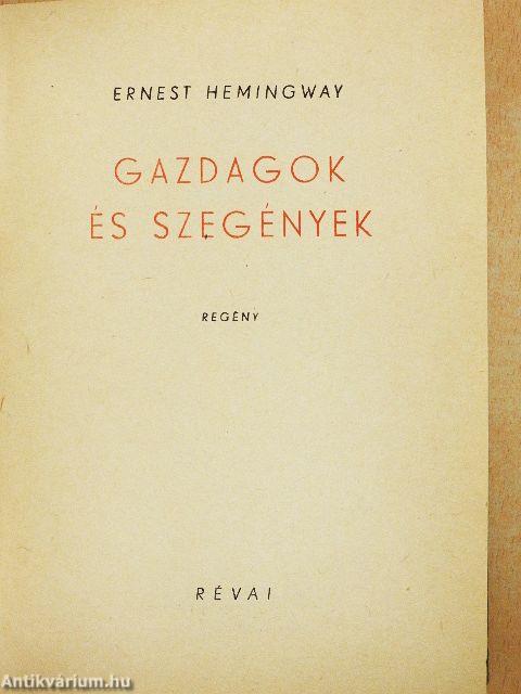 Gazdagok és szegények