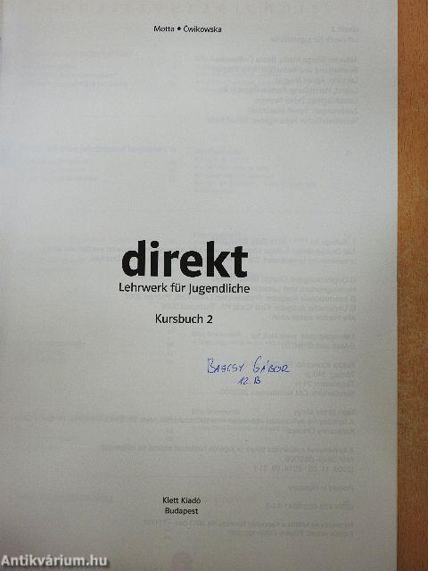 Direkt 2 - Kursbuch/Arbeitsbuch - CD-vel