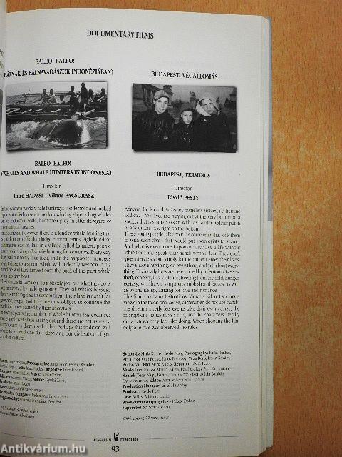 Hungarian Film Guide 2005