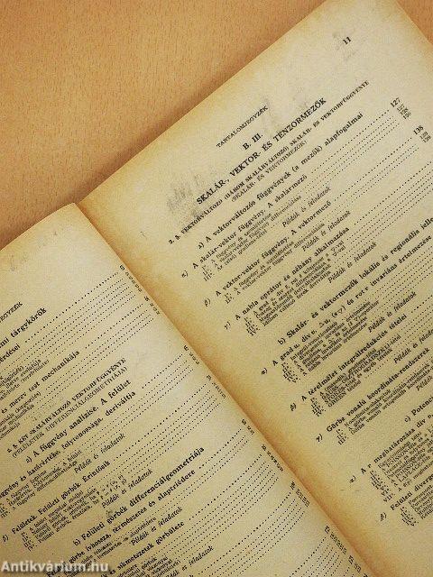 Műszaki matematikai gyakorlatok B. I-II-III.