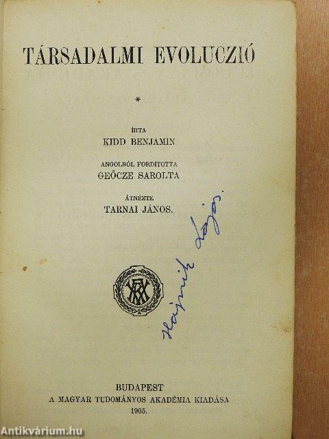 Társadalmi evoluczió