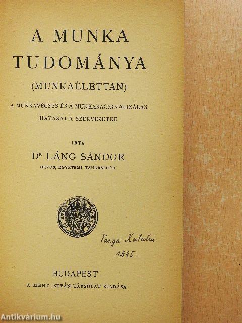 A munka tudománya