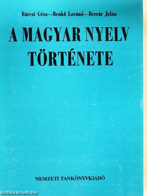 A magyar nyelv története