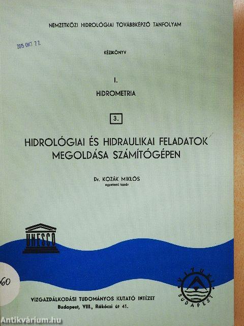 Hidrometria I/3.