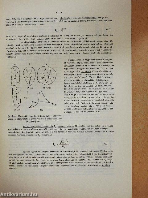 A vízgazdálkodás ágazatainak hidrológiai szempontjai V/1.