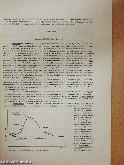 Felszíni vizek hidrológiája II/2.