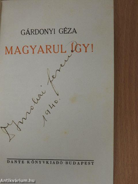 Magyarul így!