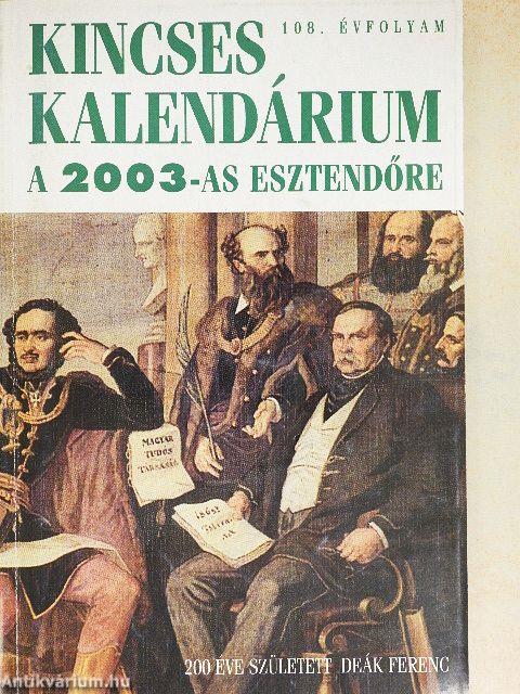 Kincses Kalendárium 2003