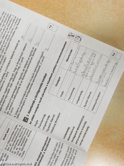 Feladatgyűjtemény az új történelem érettségihez - Írásbeli/11. évfolyam